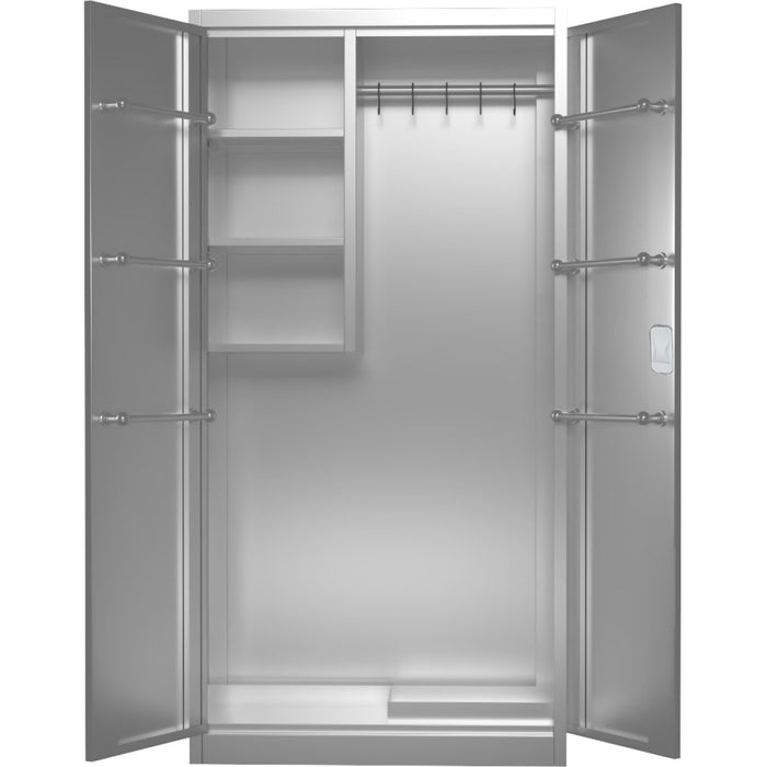 B GRADE Commercial Stainless Steel Cleaning Cabinet 2 Doors 900x400x1800mm |  MBSS201H1802DCC B GRADE