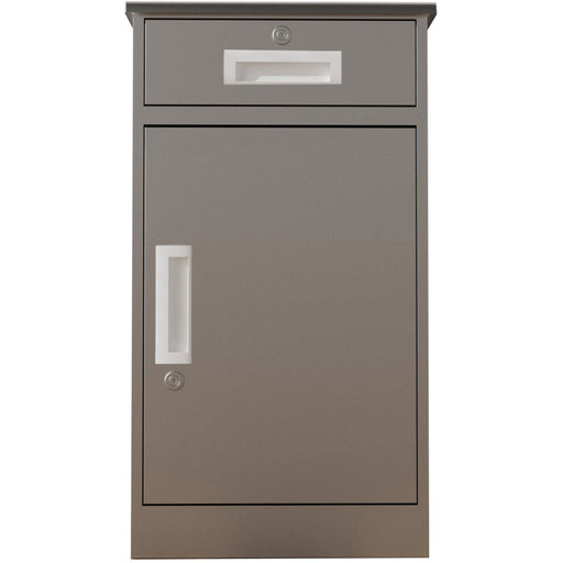 Commercial Stainless Steel Cabinet with 1 Door & 1 Drawer 400x400x750mm |  MBSS201H751DC Makfry