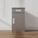 Commercial Stainless Steel Cabinet with 1 Door & 1 Drawer 400x400x750mm |  MBSS201H751DC Makfry
