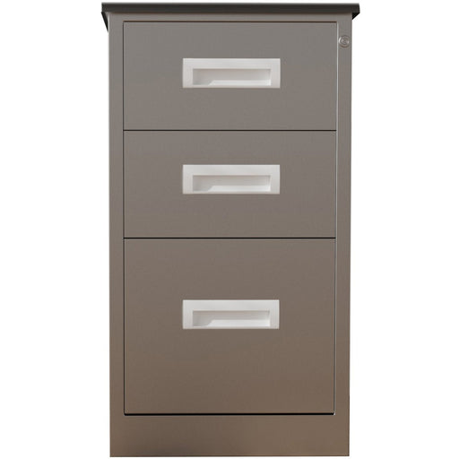 Commercial Stainless Steel Drawer Cabinet 3 Drawers 400x400x750mm | Mbss201 H753 Dwc Makfry