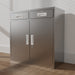 B Grade Commercial Stainless Steel Cabinet With 2 Doors &Amp; 2 Drawers 900x400x900mm | Mbss201 H902 Dc B Grade Makfry