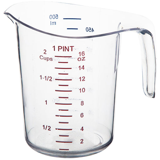 Polycarbonate Measuring Jug 0.5 litre Heavy duty |  MC1 Makfry