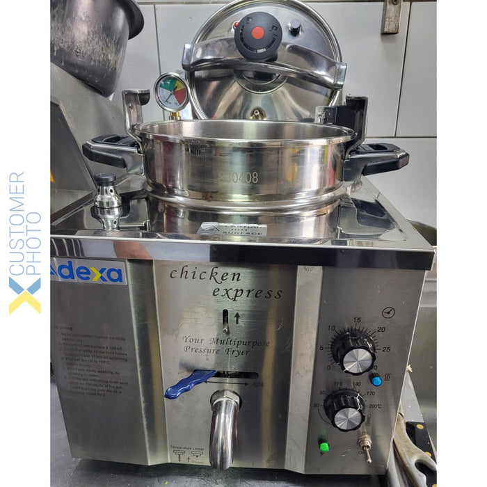 Commercial Pressure Fryer 15 litres 3kW Countertop |  MDXZ16
