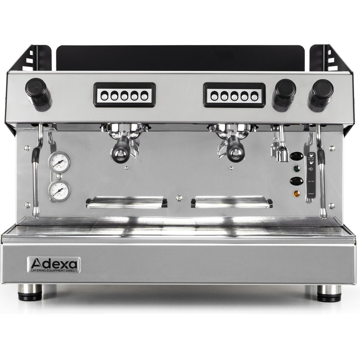 Commercial Espresso Coffee Machine Automatic Tall Cups 2 Groups 11 Lit ...