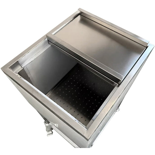 Mobile Ice Station 50 L Stainless Steel 480x420x850mm Flat Pack | Miba50 L Makfry
