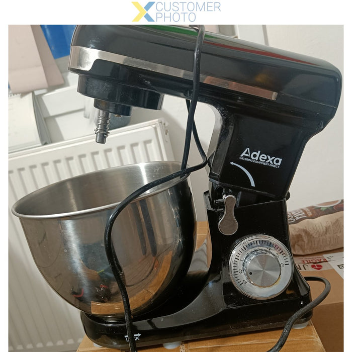 FREE GIFT Professional Countertop Planetary mixer 5 litres 1kW Black |  MK37C Makfry