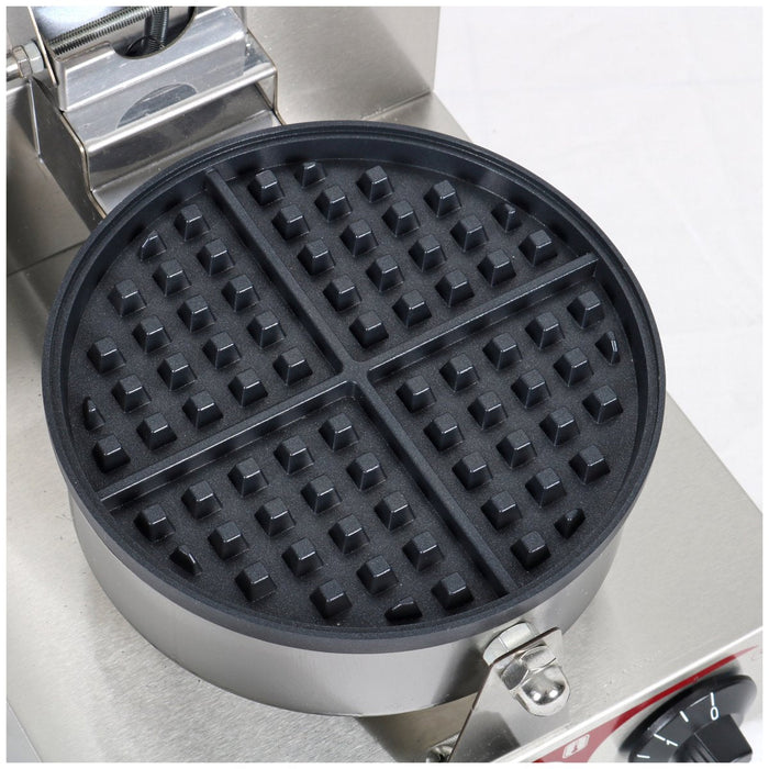 Commercial Waffle maker Single Round |  MLP01 Makfry