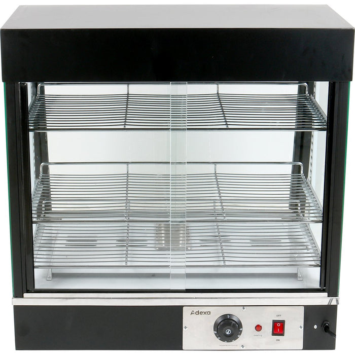 Commercial Heated Showcase Food Warmer 110 Litres Countertop | Mlp601 Makfry