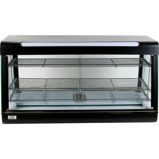 Commercial Heated Display Merchandiser 370 Litres Countertop | Mlp603 Makfry
