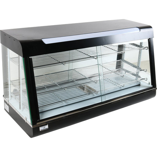 Commercial Heated Display Merchandiser 370 Litres Countertop | Mlp603 Makfry