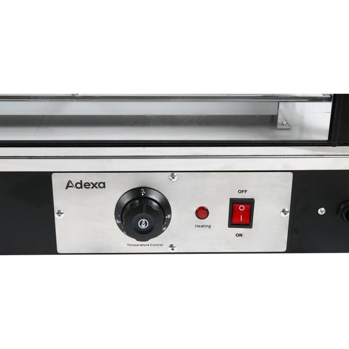 Commercial Heated Showcase Food Warmer 110 Litres Countertop | Mlp601 Makfry
