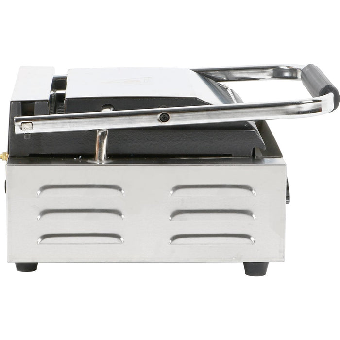Heavy Duty Panini Contact grill Single Ribbed |  MLP811 Makfry