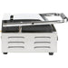 Heavy Duty Panini Contact grill Single Ribbed |  MLP811 Makfry