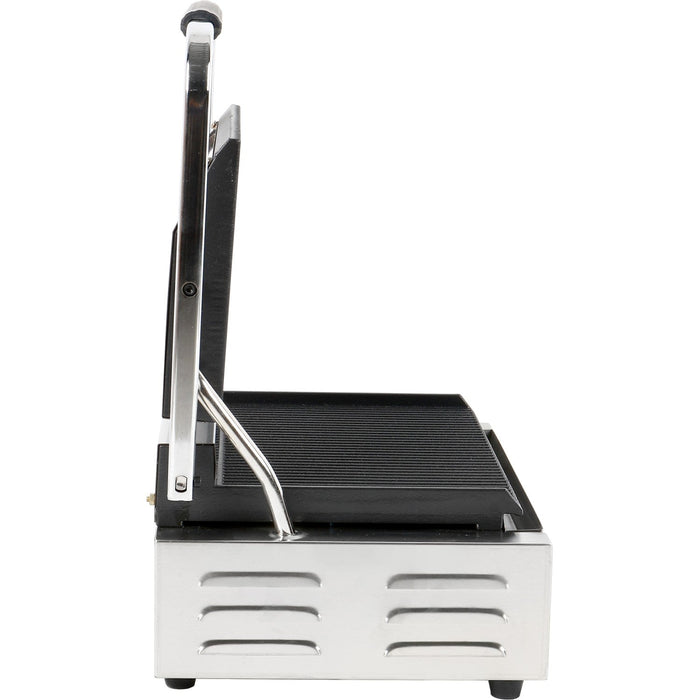 Heavy Duty Panini Contact Grill Large Ribbed |  Mlp811 E Makfry