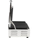 Heavy Duty Panini Contact Grill Large Ribbed |  Mlp811 E Makfry