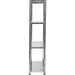 Commercial Galvanized Steel 4 Tier Shelving Unit 180kg Loading Capacity 900x300x1672mm |  MS43 Makfry
