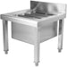 Janitorial Mop Sink Stainless Steel 500x500x550mm |  MS5050 Makfry