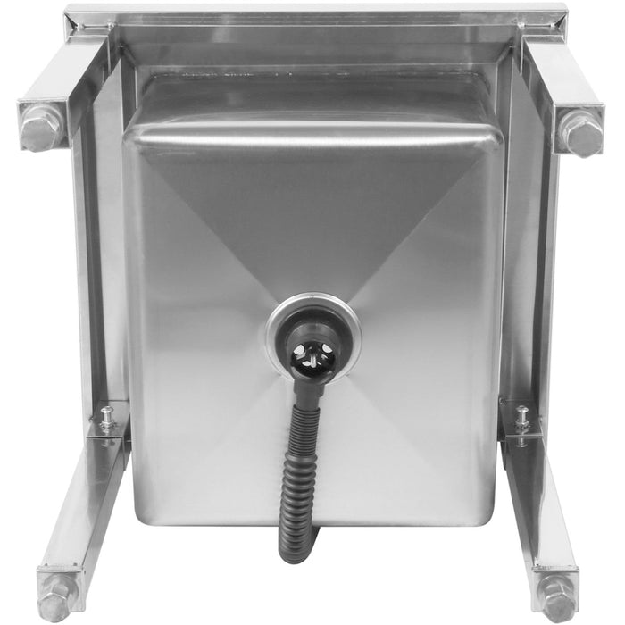 Janitorial Mop Sink Stainless Steel 500x500x550mm |  MS5050 Makfry