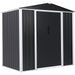 B GRADE Metal Shed with Sliding door & Zinc Frame Width 1950mm Depth 1230mm  |  MSA01 B GRADE Makfry
