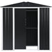 Metal Shed With Sliding Door &Amp; Zinc Frame Width 1950mm Depth 1230mm | Msa01 Makfry