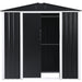 B GRADE Metal Shed with Sliding door & Zinc Frame Width 1950mm Depth 1230mm  |  MSA01 B GRADE Makfry