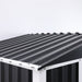 Metal Shed With Sliding Door &Amp; Zinc Frame Width 1950mm Depth 1230mm | Msa01 Makfry