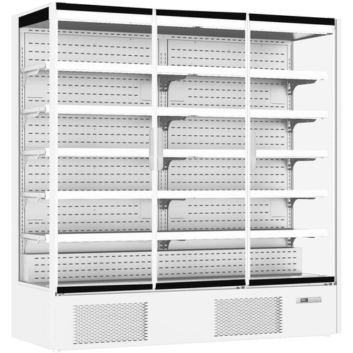 Commercial Triple Door Display Merchandiser Fridge 1147 Litres White |  Multi155 Glasswhite Makfry