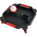 Mobile Rolling Mechanic Tray with Magnetic Worklight Mount and 4 Swivel Casters 480x465x90mm |  MW903N Makfry