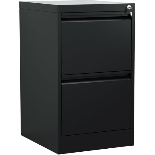Professional Filing Cabinet 2 drawer 460x620x720mm Black |  MXDC1BLACK Makfry