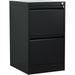 Professional Filing Cabinet 2 drawer 460x620x720mm Black |  MXDC1BLACK Makfry
