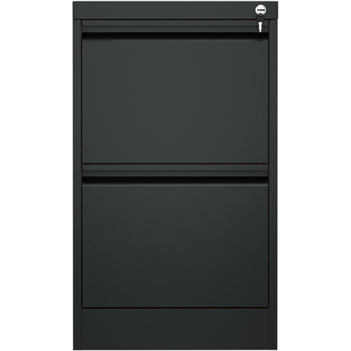 Professional Filing Cabinet 2 drawer 460x620x720mm Black |  MXDC1BLACK Makfry