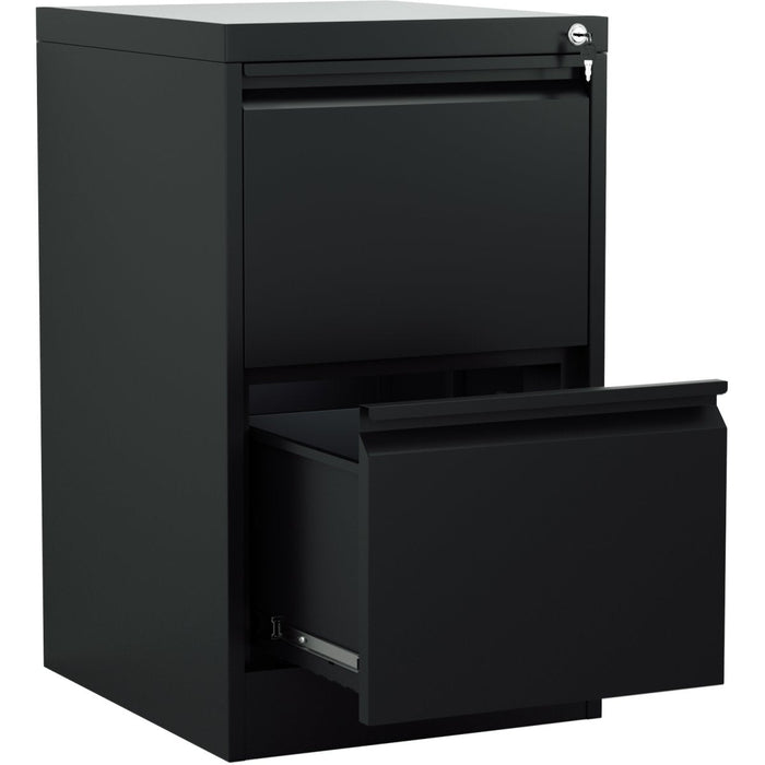 Professional Filing Cabinet 2 drawer 460x620x720mm Black |  MXDC1BLACK Makfry
