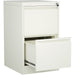 Professional Filing Cabinet 2 drawer 460x620x720mm White |  MXDC1WHITE Makfry