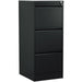 Professional Filing Cabinet 3 drawer 460x620x1025mm Black |  MXDC2BLACK Makfry