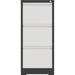 Professional Filing Cabinet 3 drawer 460x620x1025mm Dark Grey & White |  MXDC2DARKGREY Makfry