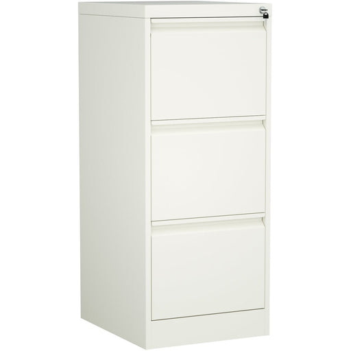 Professional Filing Cabinet 3 drawer 460x620x1025mm White |  MXDC2WHITE Makfry