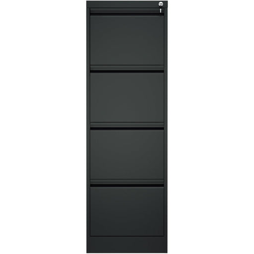 Professional Filing Cabinet 4 drawer 460x620x1330mm Black |  MXDC3BLACK Makfry