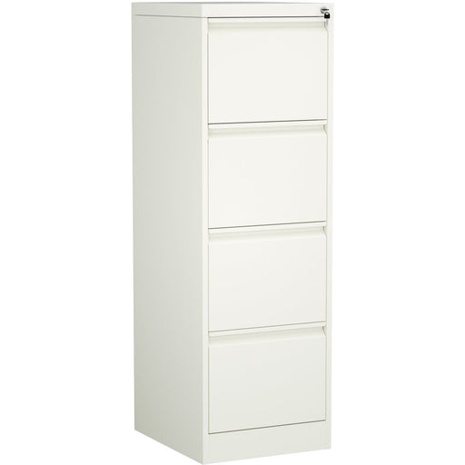 Professional Filing Cabinet 4 drawer 460x620x1330mm White |  MXDC3WHITE Makfry