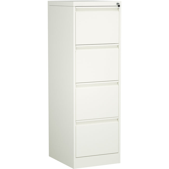 B GRADE Professional Filing Cabinet 4 drawer 460x620x1330mm White |  MXDC3WHITE B GRADE