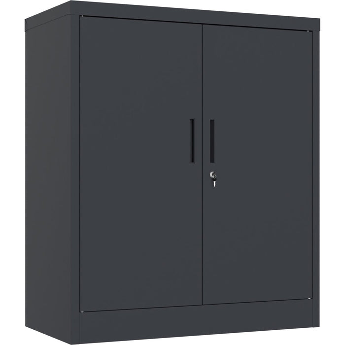 Professional Metal Storage Cabinet 2 doors 900x400x1200mm Lock 3 adjustable shelves Black |  MXFC13BLACK Makfry