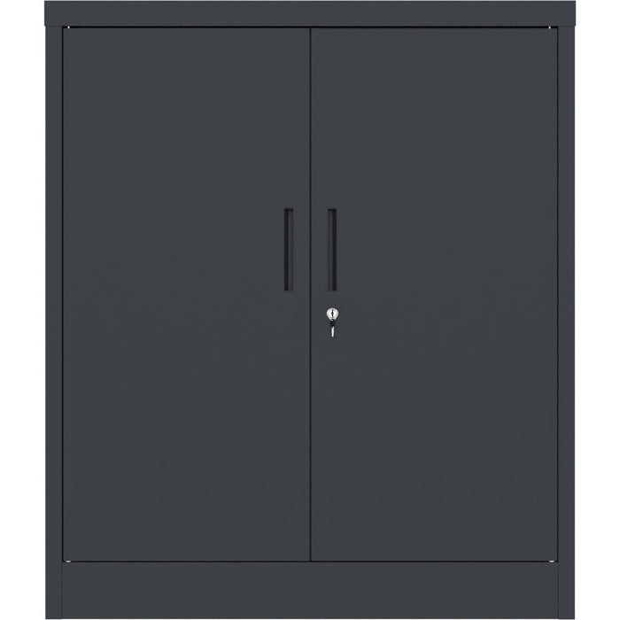 Professional Metal Storage Cabinet 2 doors 900x400x1200mm Lock 3 adjustable shelves Black |  MXFC13BLACK Makfry