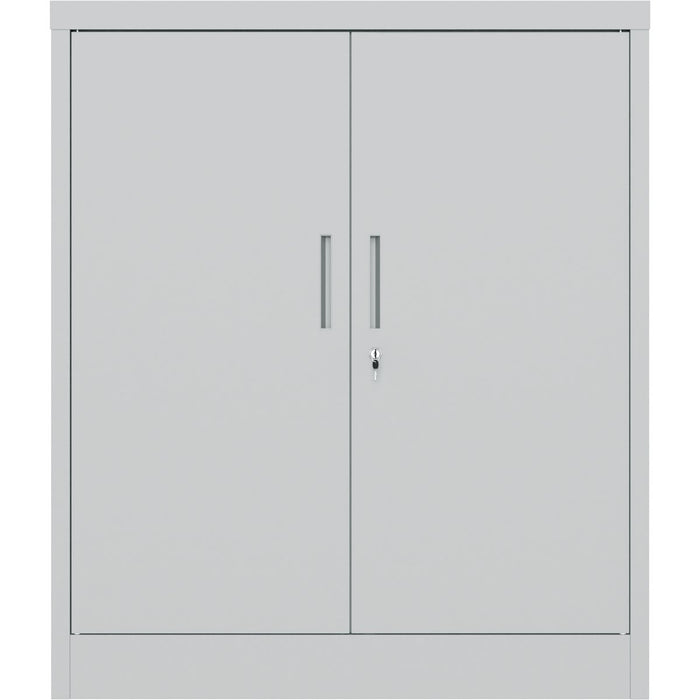 Professional Metal Storage Cabinet 2 doors 900x400x1200mm Lock 3 adjustable shelves Light Grey |  MXFC13LIGHTGREY