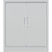 B GRADE Professional Metal Storage Cabinet 2 doors 900x400x1200mm Lock 3 adjustable shelves Light Grey |  MXFC13LIGHTGREY B GRADE Makfry