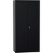 B GRADE Professional Metal Storage Cabinet 2 doors 900x400x1800mm Lock 4 adjustable shelves Black |  MXFC14BLACK B GRADE Makfry