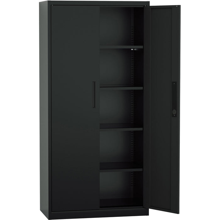 B GRADE Professional Metal Storage Cabinet 2 doors 900x400x1800mm Lock 4 adjustable shelves Black |  MXFC14BLACK B GRADE Makfry