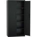 B GRADE Professional Metal Storage Cabinet 2 doors 900x400x1800mm Lock 4 adjustable shelves Black |  MXFC14BLACK B GRADE Makfry