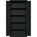 B GRADE Professional Metal Storage Cabinet 2 doors 900x400x1800mm Lock 4 adjustable shelves Black |  MXFC14BLACK B GRADE Makfry