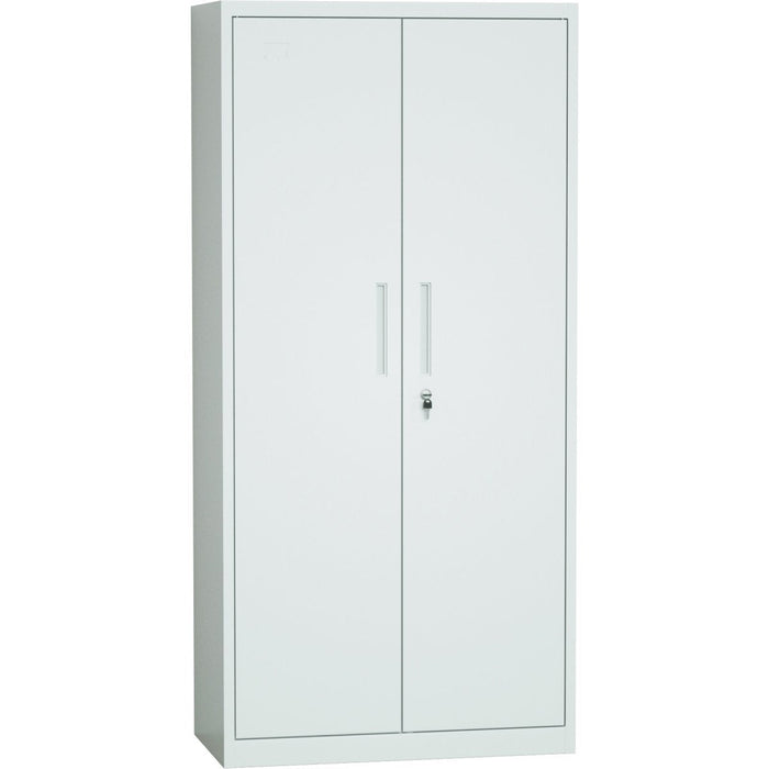 Professional Metal Storage Cabinet 2 doors 900x400x1800mm Lock 4 adjustable shelves Light Grey |  MXFC14LIGHTGREY Makfry