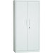 Professional Metal Storage Cabinet 2 doors 900x400x1800mm Lock 4 adjustable shelves Light Grey |  MXFC14LIGHTGREY Makfry