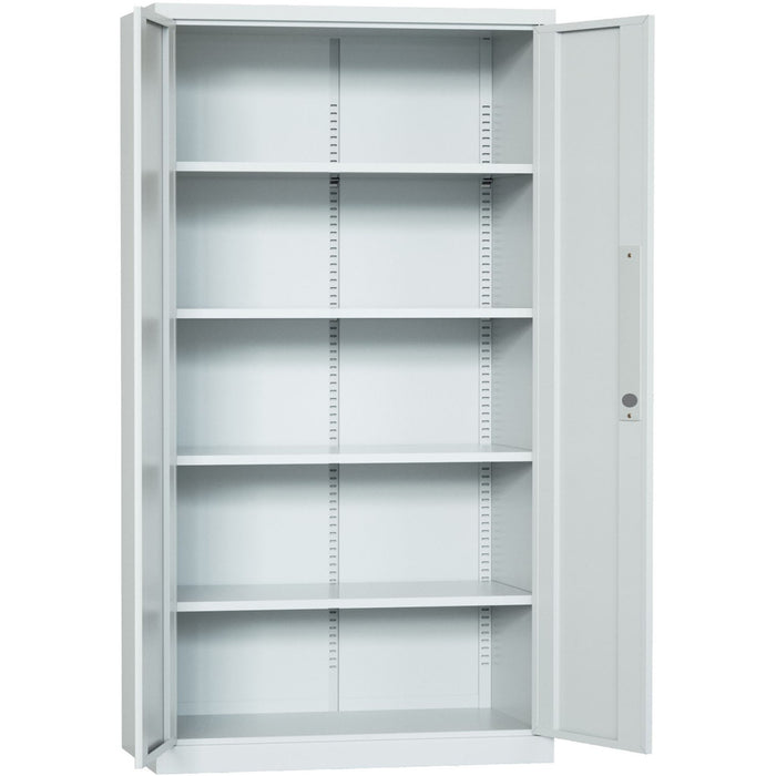 B GRADE Professional Metal Storage Cabinet 2 doors 900x400x1800mm Lock 4 adjustable shelves Light Grey |  MXFC14LIGHTGREY B GRADE